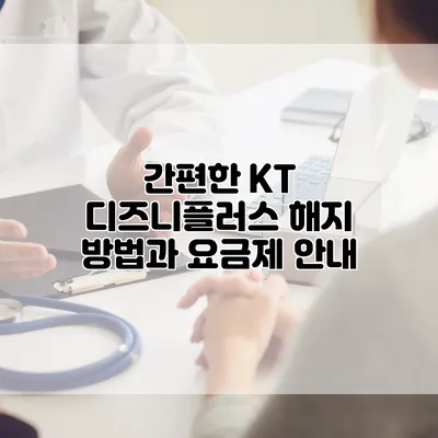 간편한 KT 디즈니플러스 해지 방법과 요금제 안내