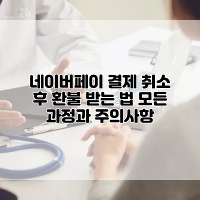 네이버페이 결제 취소 후 환불 받는 법: 모든 과정과 주의사항